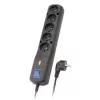 Lestar 5w Lv-530wa, Überspannungsschutz, 2,5 m, Schwarz Lv-530w G-a K. Cz 2,5m