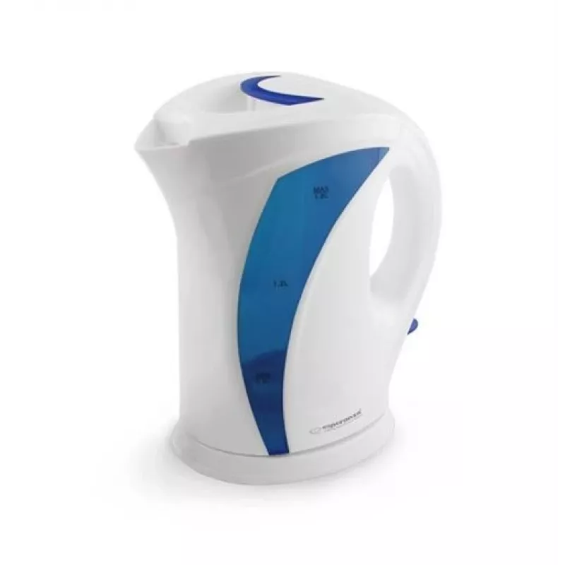 Esperanza EKK018B Wasserkocher 1,7 L, Weiß/Blau