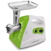 Fleischwolf ESPERANZA EKM012G — 600 W, Edelstahlklinge, Wursthorn, Kebbe-Aufsatz, Rückwärtslauf, rutschfeste Füße, weiß/grün