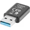 Kabelloser USB-Netzwerkadapter LANBERG NC-1200-WI, WLAN USB 2.0, 2x interne Antennen 2 dBi, bis zu 5000 Mbit/s