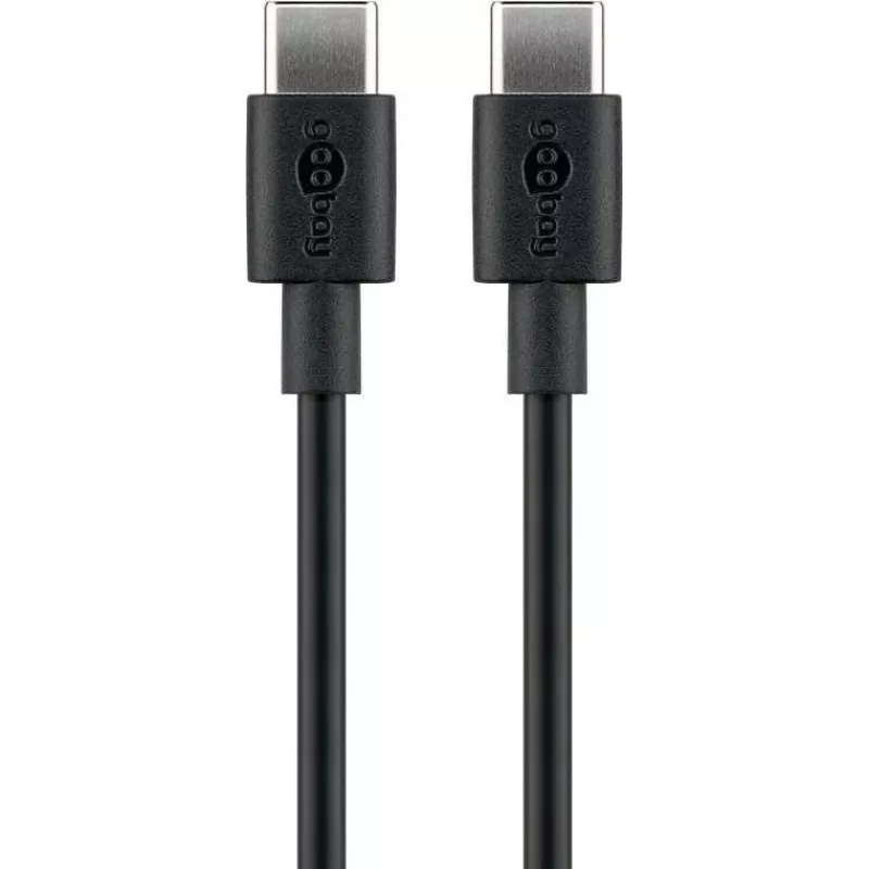 Goobay 51243 USB-Kabel 2 m USB 2.0 USB C Schwarz (51243)