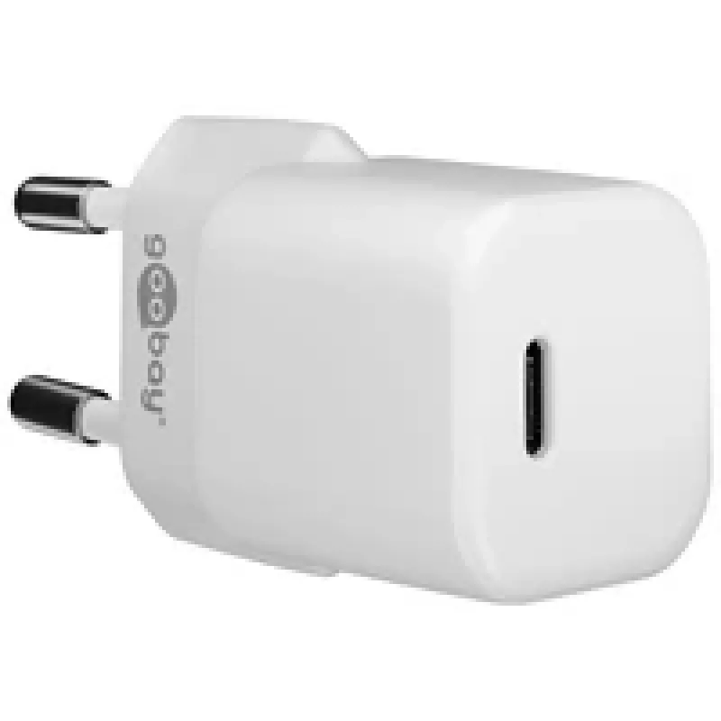AC-Schnellladegerät für den Innenbereich GOOBAY 59716 — USB-C, 30 W, Weiß