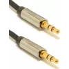 Gembird Kabel CCAP-444-0.75M (Klinkenstecker M - Klinkenstecker M, 0,75m, Schwarz) Audiokabel 3,5mm Schwarz (CCAP-444-0.75M)