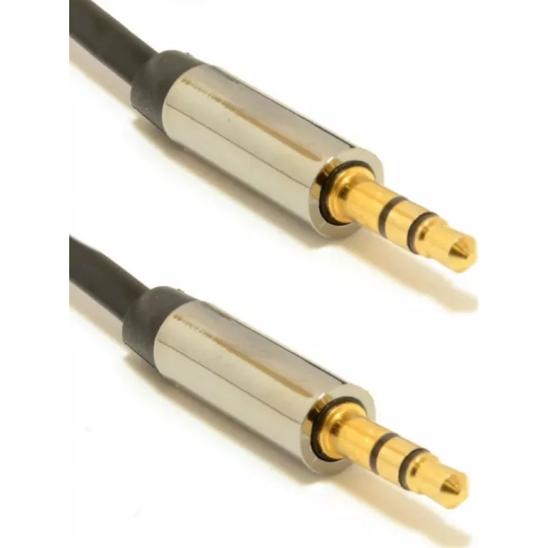 Gembird Kabel CCAP-444-0.75M (Klinkenstecker M - Klinkenstecker M, 0,75m, Schwarz) Audiokabel 3,5mm Schwarz (CCAP-444-0.75M)
