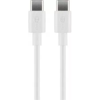 Goobay USB-C Lade- und Synchronisationskabel, 2 m, weiß | Goobay