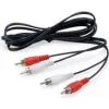 Equip 147094 Audiokabel 2,5 m 2 x RCA Schwarz