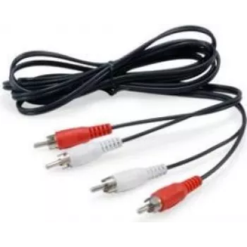 Equip 147094 Audiokabel 2,5 m 2 x RCA Schwarz