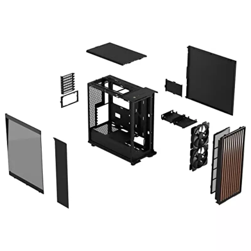 PC-Gehäuse Fractal Design North Midi Tower Schwarz