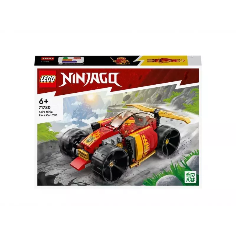 LEGO 71780 NINJAGO Kais Ninja-Rennwagen EVO 2in1 Rennwagen-Spielzeug zum Geländewagen-Modell-Bauset für Kinder, Jungen und Mädchen ab 6 Jahren Geburtstag