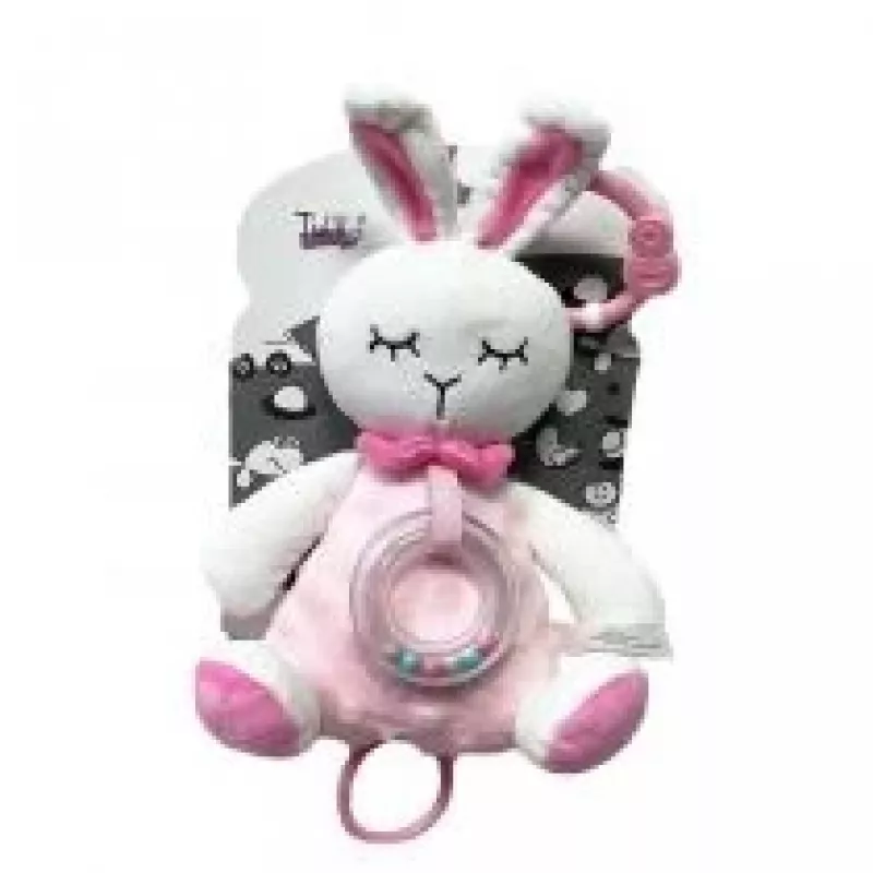 Spieluhr TULILO 9238 Hase 18 cm — mechanisches Musikspielzeug für Babys und Kinder