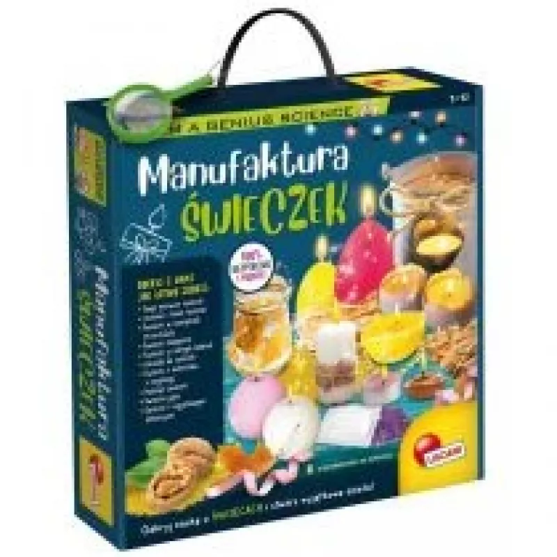 Lernwissenschafts-Set Liscianigiochi „I'm a Genius“ Kerzenherstellung 304-PL10208 – praktische Kerzenherstellungsexperimente