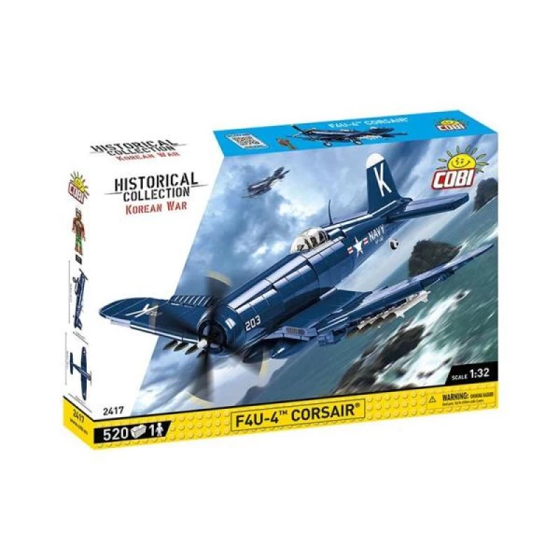 Bausteine COBI F4U-4 Corsair 520 Stück Koreakrieg