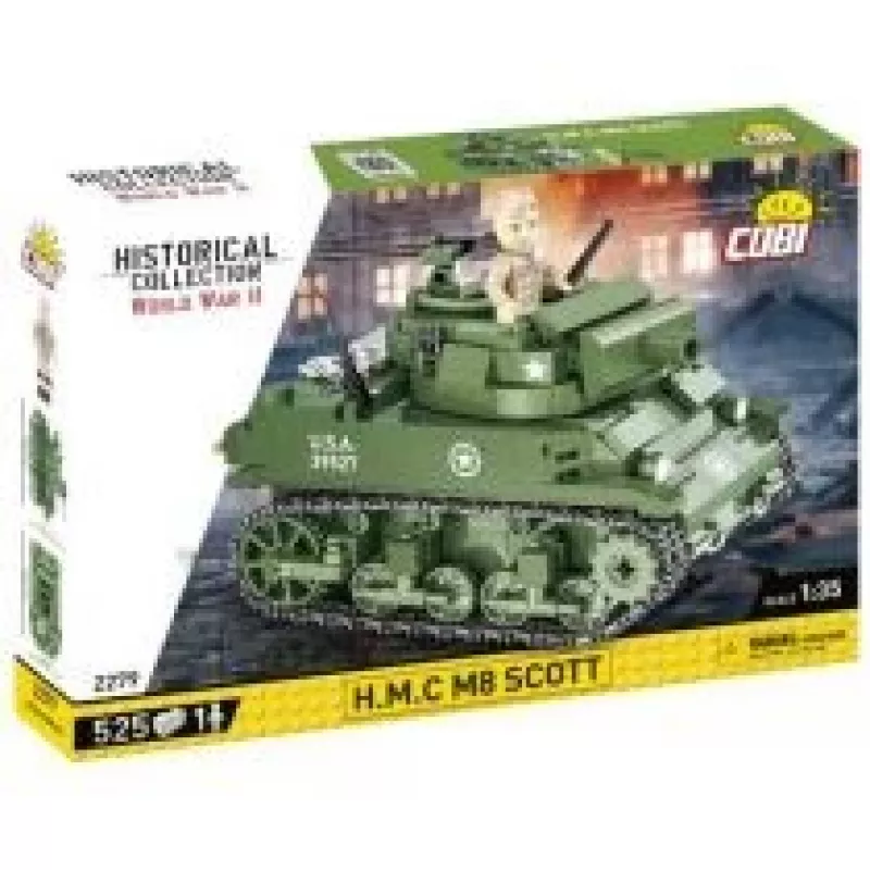 Building blocks COBI H.M.C M8 Scott 525 pieces World War II