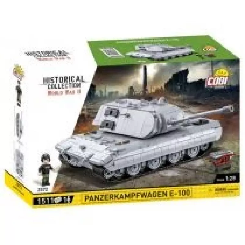 Bausatz COBI Panzerkampfwagen E-100 Zweiter Weltkrieg 1511 Teile