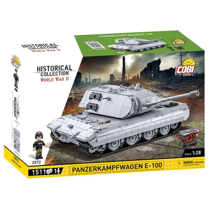Bausatz COBI Panzerkampfwagen E-100 Zweiter Weltkrieg 1511 Teile
