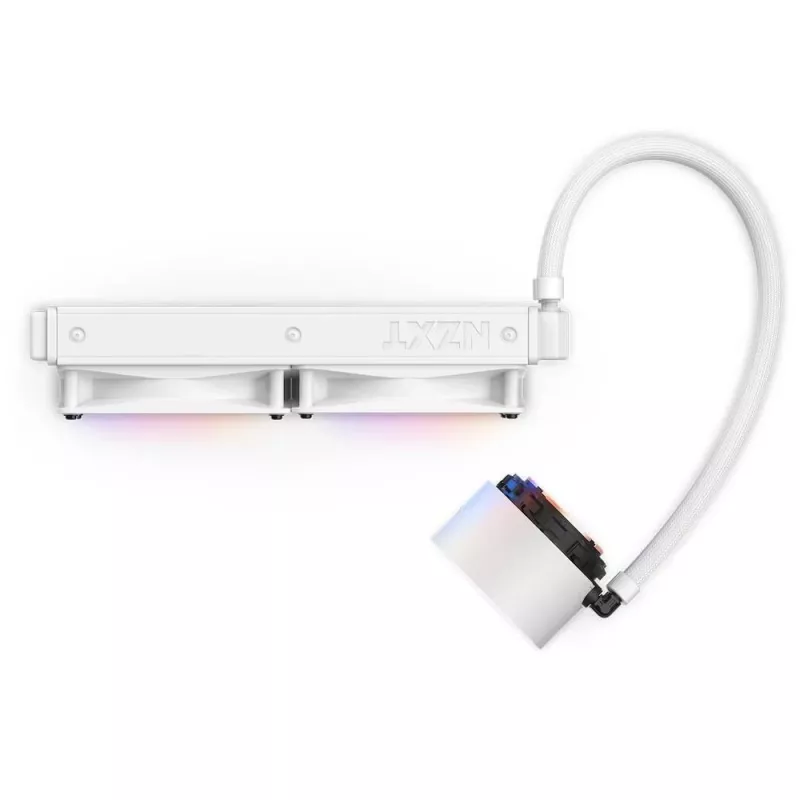 All-in-One-Flüssigkeitskühler NZXT Kraken Elite 240 RGB 12 cm Weiß
