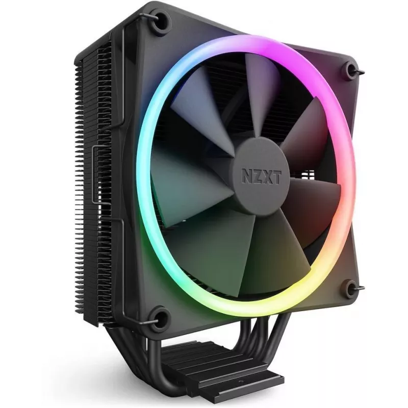 NZXT T120 RGB Prozessor-Luftkühler 12 cm Schwarz 1 Stück