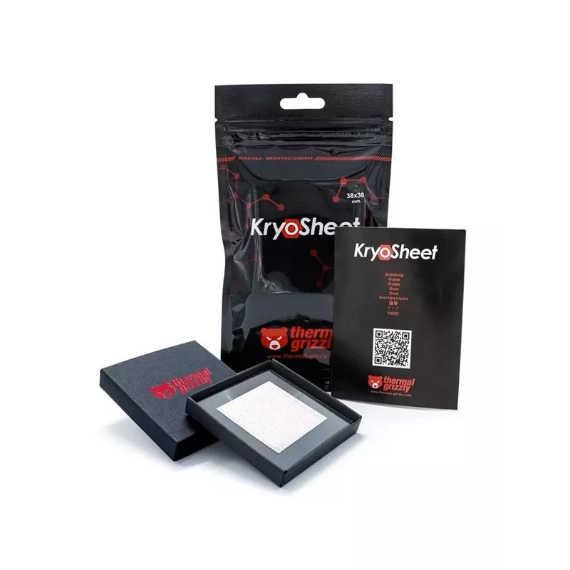 Thermal Grizzly TG-KS-38-38 CryoSheet Pad 0,2 mm 38x38 mm thermisch