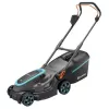 Akku-Rasenmäher PowerMax 37/36V P4A Ready-To-Use Set, 36 Volt (2x18V) (schwarz/grau, 2x Li-Ionen-Akku 4,0Ah, POWER FOR ALL ALLIANCE)