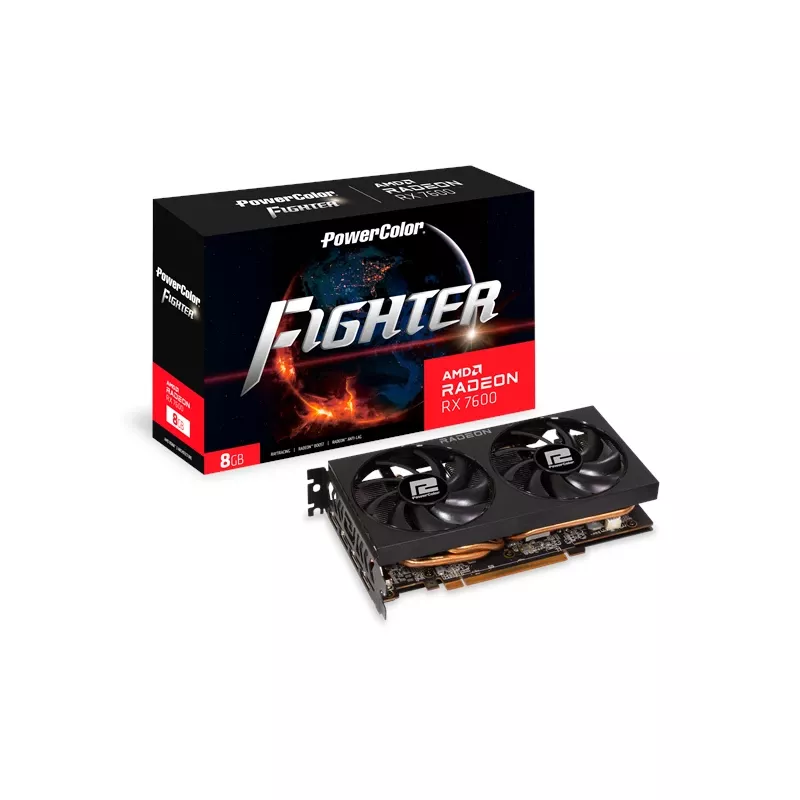 PowerColor Fighter Radeon RX 7600 8GB GDDR6 Grafikkarte