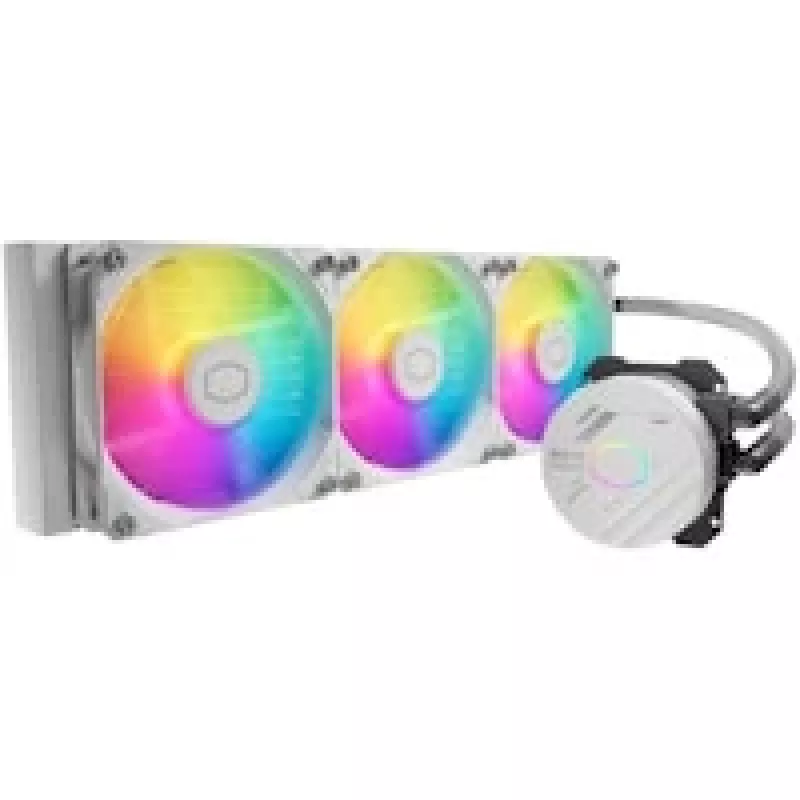 Flüssigkeitskühlsatz Cooler Master MasterLiquid 360L Core ARGB Weiß 12 cm Lüfter