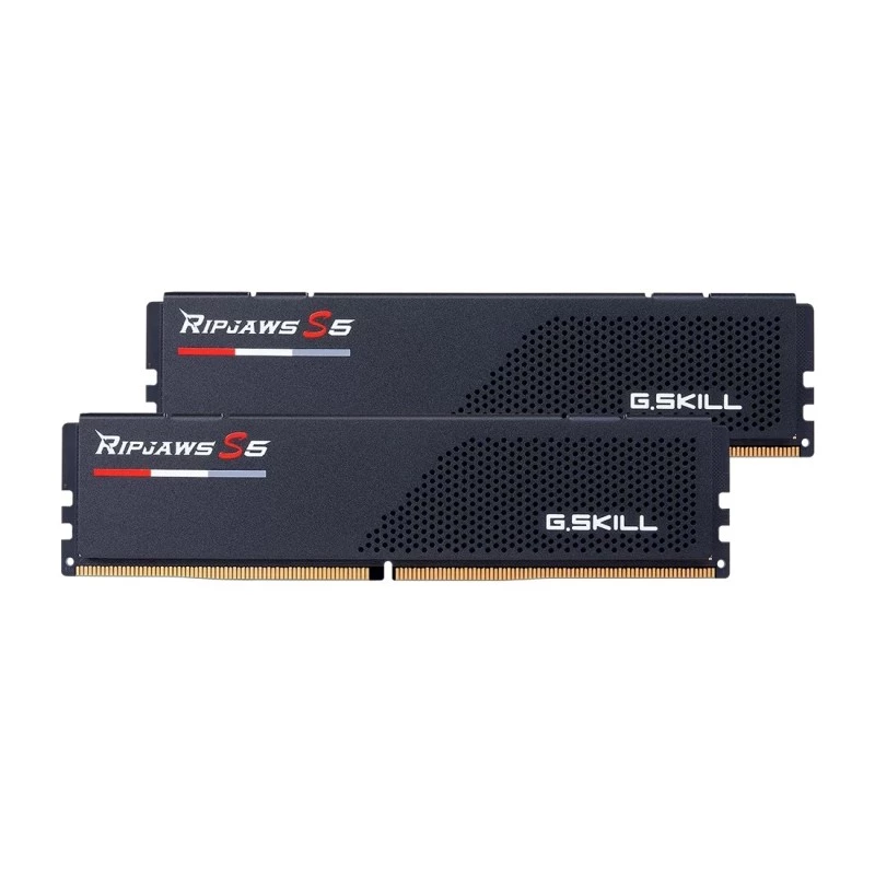 DIMM 32 GB DDR5-6400 (2x 16 GB) Dual-Kit, Arbeitsspeicher schwarz, F5-6400J3239G16GX2-RS5K, Ripjaws S5, INTEL XMP