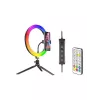 Ring-Lampe RGB 26 cm mit Stativ