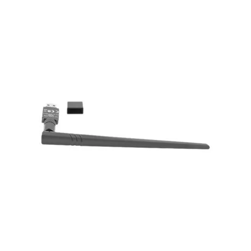 USB-WLAN-Adapter LANBERG NC-0300-WIE, USB 2.0, zwei externe Antennen 5 dBi, WLAN 300 Mbit/s, Ethernet/WLAN, schwarz