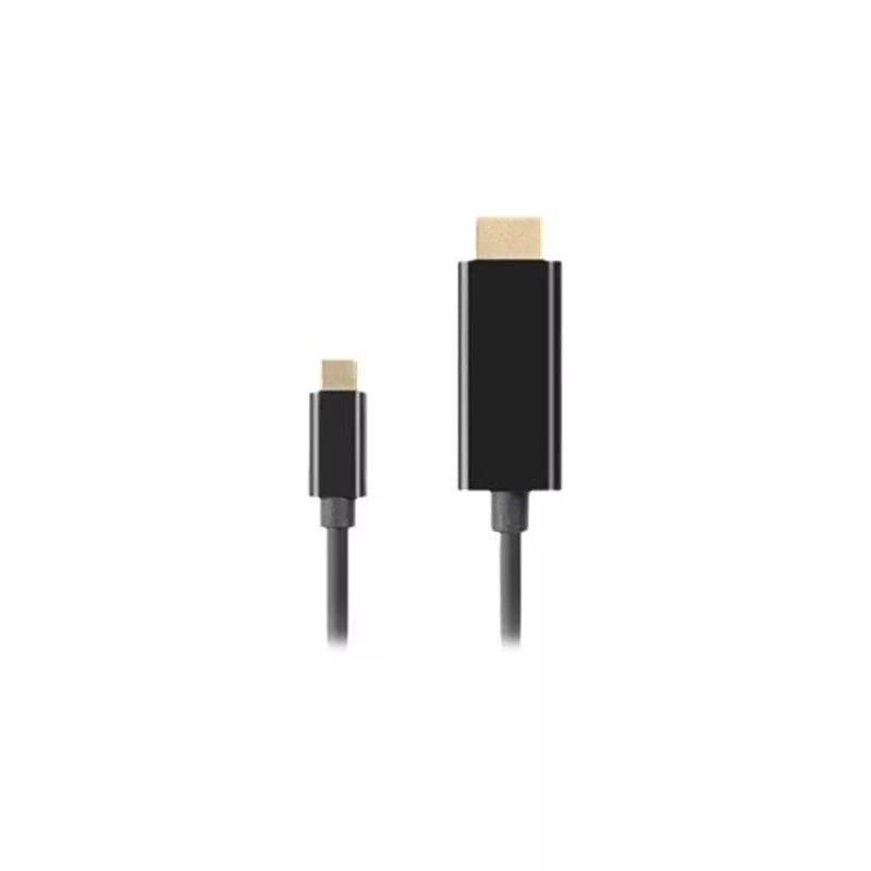Video-Adapterkabel LANBERG CA-CMHD-10CU-0030-BK, USB Typ-C auf HDMI 2.0, 3 m, 18 Gbit/s, 4K