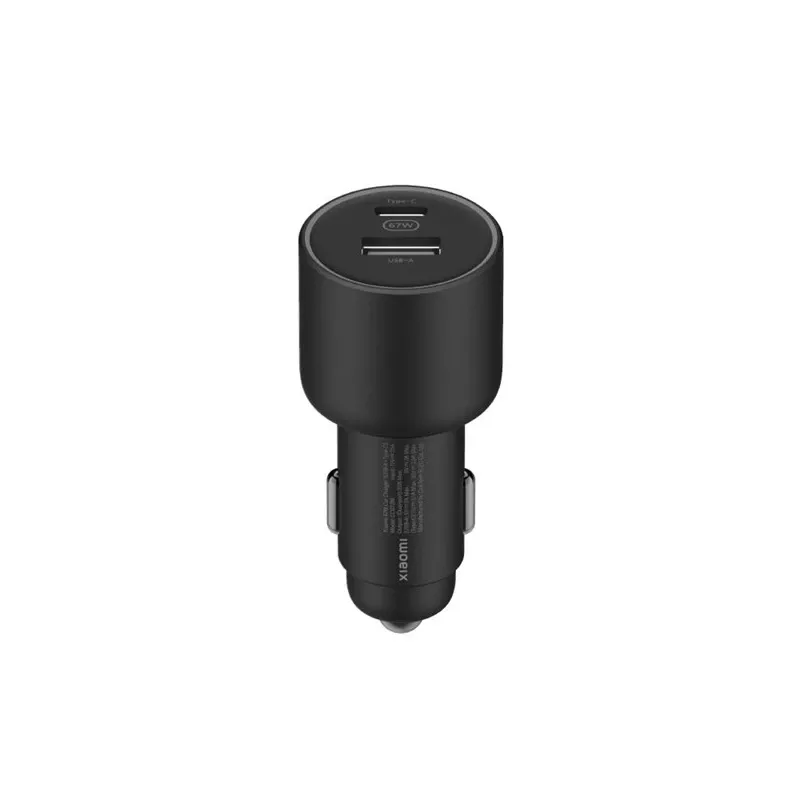 Xiaomi 43907 Ladegerät für Mobilgeräte Universal Schwarz Zigarettenanzünder Auto
