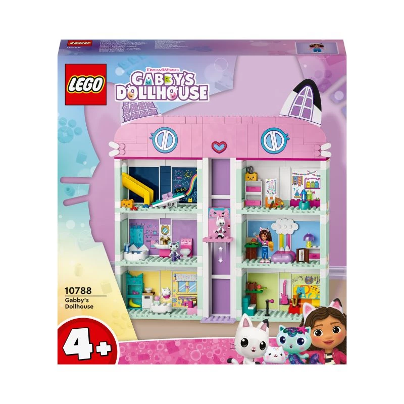Konstruktionsspielzeug LEGO Gabby's Dollhouse Set 10788 — 498 Teile, 3 Minifiguren, für Kinder ab 4 Jahren