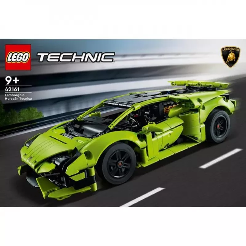 LEGO Technic Konstruktionsmodell-Bausatz Lamborghini Huracán Tecnica im Maßstab 1:10, 806 Teile, Alter 9+