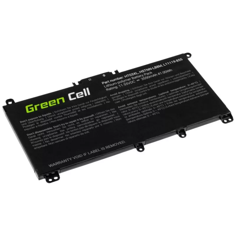 Green Cell GC-HP163 Laptop-Akku HT03XL 11,4 V 3400 mAh HP Mobilit