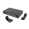 Unmanaged LANBERG Switch RSGE-24P-2GE-2S-360 mit 24 RJ-45 Ethernet-Ports