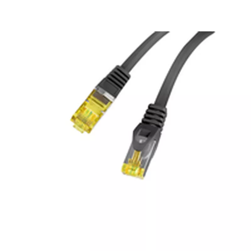 Lanberg Pcf6a-10cu-0050-bk Cat.6a S/FTP Patchkabel, 0,5 m, schwarz