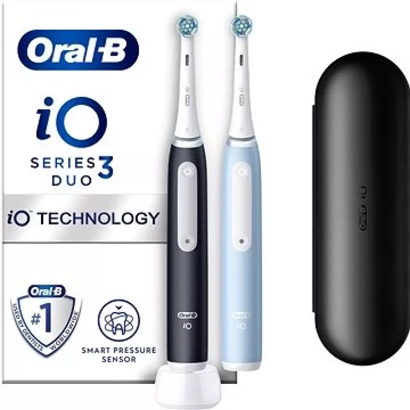 Oral-B iO3 Series elektrische Zahnbürste, schwarz