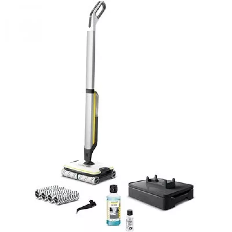 Staubsauger Karcher FC 4-4, 2,5 Ah Li‑Ion-Akku, Trocken- & Nassreinigung, 30 cm Walzenbürste, schwarz/grau