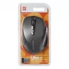 Kabellose RF Optische Rechtshänder-Maus DEFENDER ULTRA MM-315 — 1600 DPI, 6 Tasten, USB-Empfänger, schwarz
