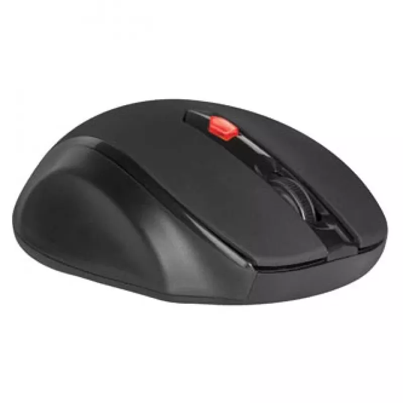 Kabellose RF Optische Rechtshänder-Maus DEFENDER ULTRA MM-315 — 1600 DPI, 6 Tasten, USB-Empfänger, schwarz