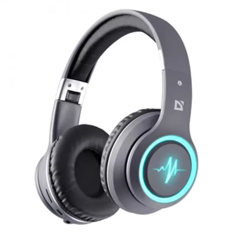 Headset DEFENDER FREEMOTION B571 LED kabellos binaural, 4 cm Treiber, 6–8 h Akku, geschlossene Bauweise, 20–20000 Hz