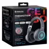 Headset DEFENDER FREEMOTION B571 LED kabellos binaural, 4 cm Treiber, 6–8 h Akku, geschlossene Bauweise, 20–20000 Hz