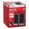 DEFENDER SPK-225 Kabelgebundene 2.0-Lautsprecher, 4 W RMS, USB/DC 5 V, 3,5 mm, schwarz