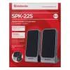 DEFENDER SPK-225 Kabelgebundene 2.0-Lautsprecher, 4 W RMS, USB/DC 5 V, 3,5 mm, schwarz