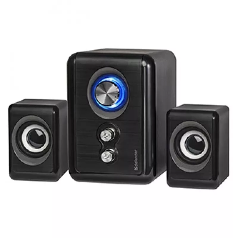 DEFENDER Lautsprecher V11 11 W kabelgebunden 2.1 Desktop-Satellitenlautsprecher, USB 5 V, schwarz