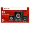 Kabelgebundene DEFENDER Z4 2.1-Lautsprecher, 11 W RMS, schwarz, USB 5V-Stromversorgung, 3,5-mm-Kopfhörerausgang