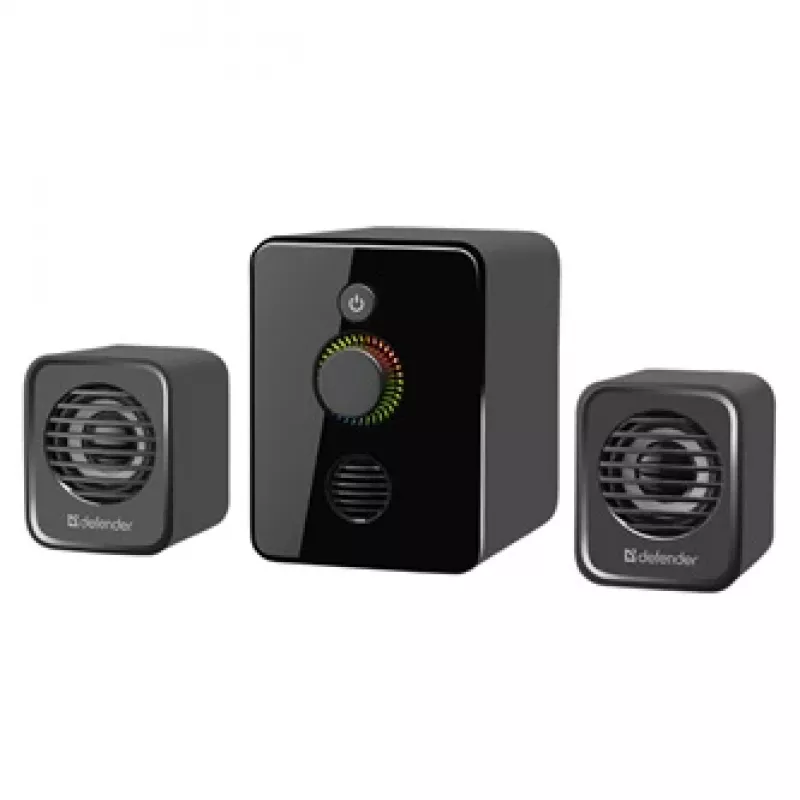 2.1 Computer-Lautsprecher DEFENDER V12 11W RMS USB, 3,5 mm, Woofer, Schwarz, 223×115×130 mm