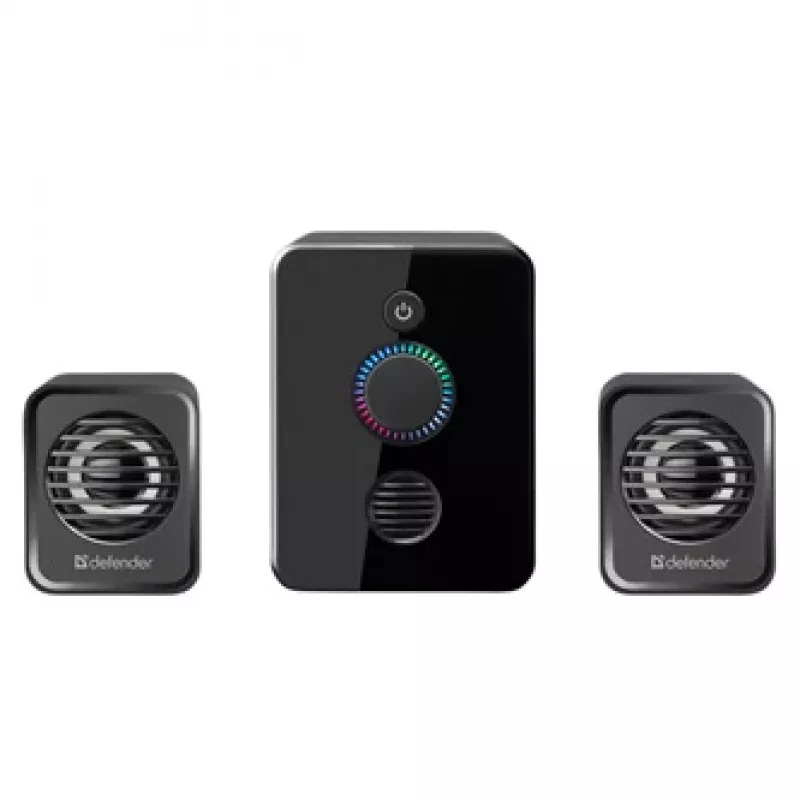 2.1 Computer-Lautsprecher DEFENDER V12 11W RMS USB, 3,5 mm, Woofer, Schwarz, 223×115×130 mm