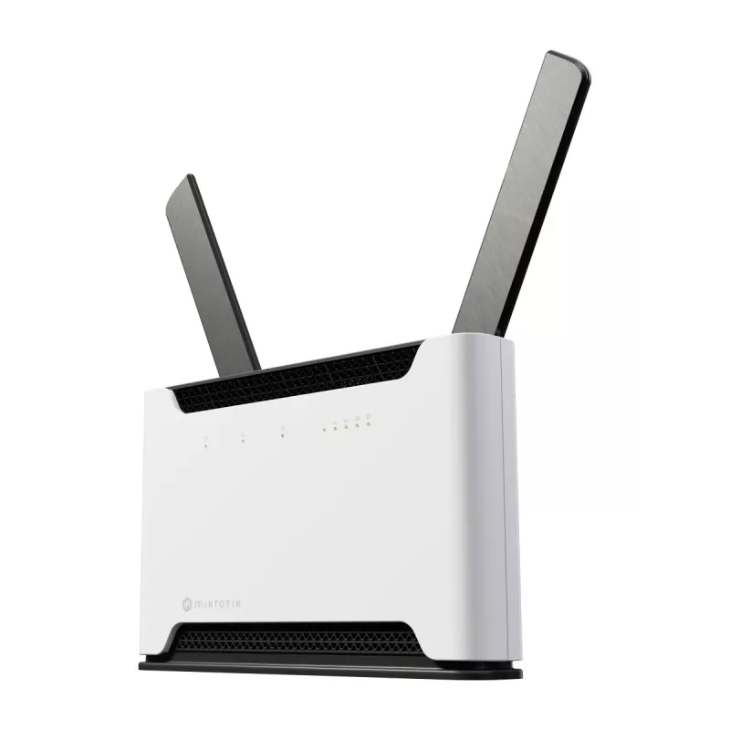 MikroTik Chateau LTE18 AX - Wireless-Router - 5-Port-Switch - GigE, 2,5 GigE - Wi-Fi 5, Wi-Fi 6 - Dual-Band (S53UG+5HAXD2HAXD-TC&EG18-EA)