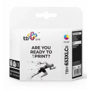 Inkjet für HP DJ6075 TBH-653XLCR CMY ref.