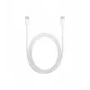 USB C - USB C Kabel 1m. silicone Weiß
